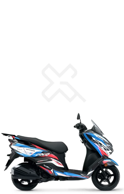 RR Edition Full Body Sticker Compatible with Burgman 125 | Made in Premium Gloss Vinyl with FPF (Fade Protection Film), Waterproof, Precut Sticker, Pack of 1 Compatible with Both Side